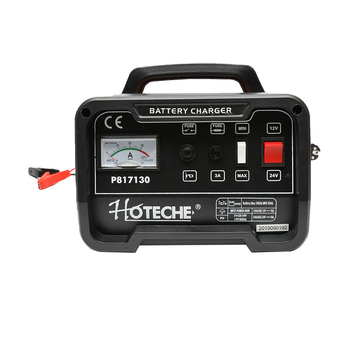 Caricabatterie per batterie/accumulatori auto – 12V / 16A, 24V / 14A
