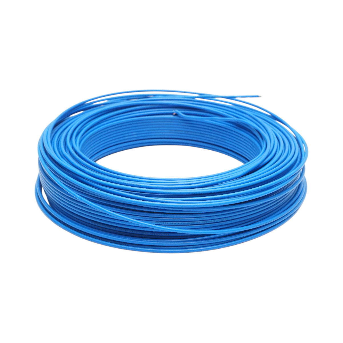 Cavo elettrico in rame 1,5mm blu FY H07V-U, isolamento in PVC 450/750V 100m/rotolo