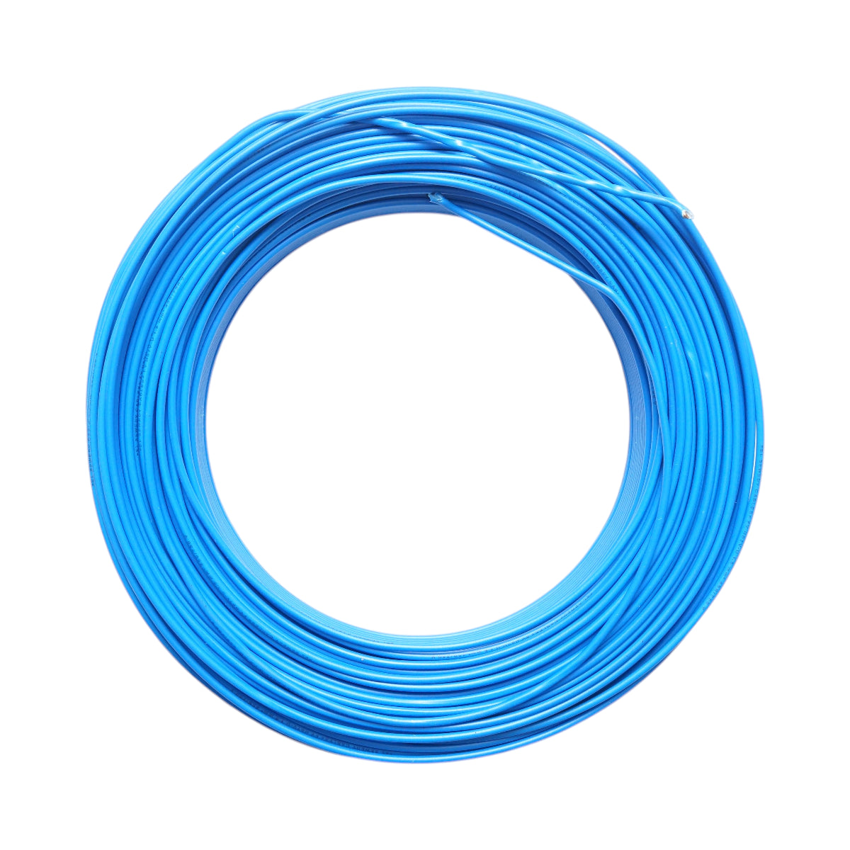 Cavo elettrico in rame 1,5mm blu FY H07V-U, isolamento in PVC 450/750V 100m/rotolo