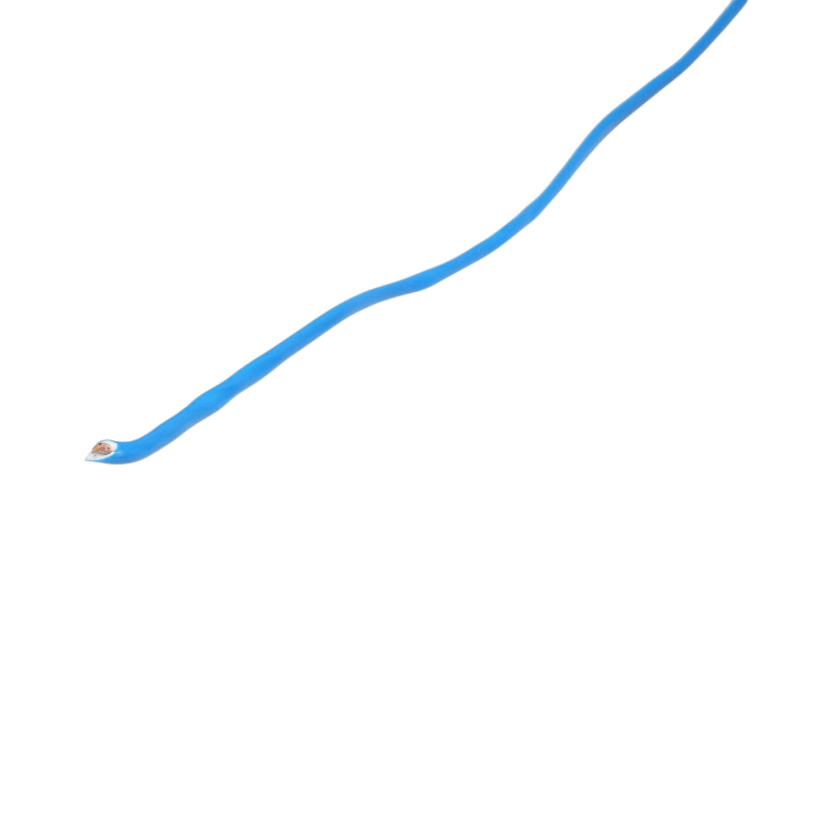 Cavo elettrico in rame 1,5mm blu FY H07V-U, isolamento in PVC 450/750V 100m/rotolo