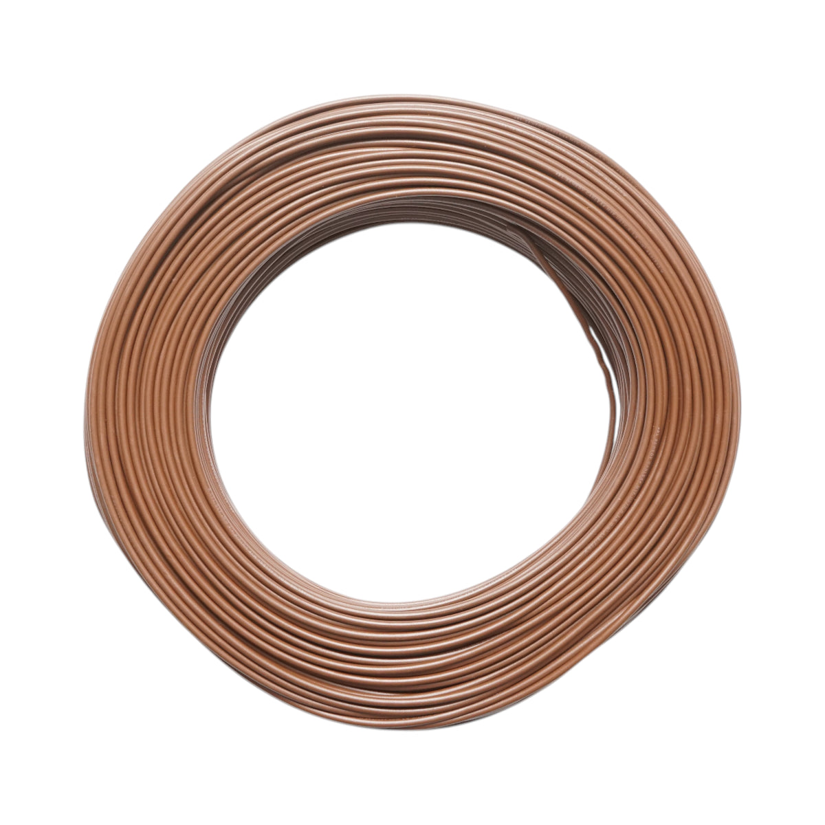 Cavo elettrico in rame 1,5mm marrone MYF H07V-K, isolamento in PVC 450/750V 100m/rotolo