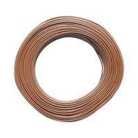 Cavo elettrico in rame 1,5mm marrone MYF H07V-K, isolamento in PVC 450/750V 100m/rotolo