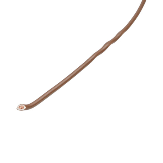 Cavo elettrico in rame 1,5mm marrone MYF H07V-K, isolamento in PVC 450/750V 100m/rotolo