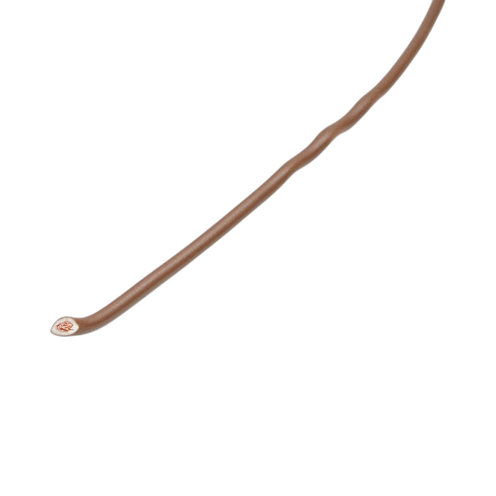 Cavo elettrico in rame 1,5mm marrone MYF H07V-K, isolamento in PVC 450/750V 100m/rotolo
