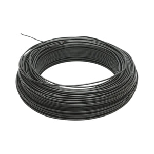 Cavo elettrico in rame 1,5mm nero FY H07V-U, isolamento in PVC 450/750V 100m/rotolo