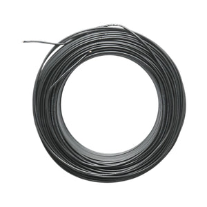 Cavo elettrico in rame 1,5mm nero FY H07V-U, isolamento in PVC 450/750V 100m/rotolo