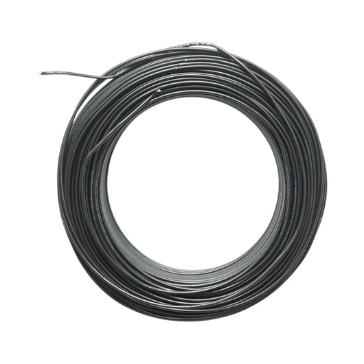 Cavo elettrico in rame 1,5mm nero FY H07V-U, isolamento in PVC 450/750V 100m/rotolo