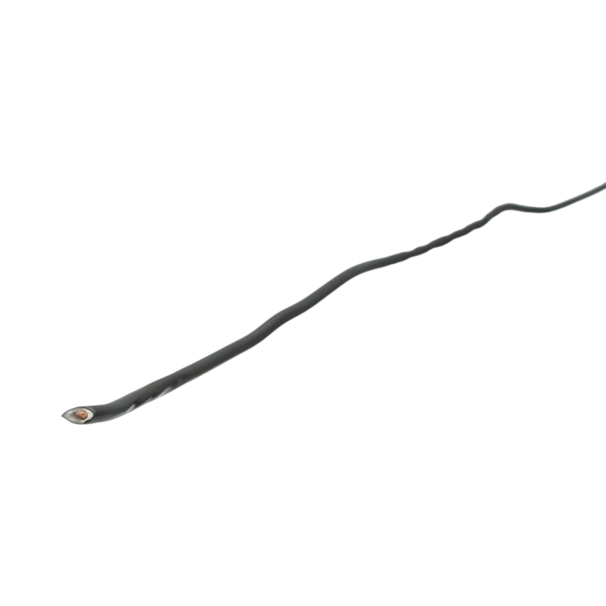 Cavo elettrico in rame 1,5mm nero FY H07V-U, isolamento in PVC 450/750V 100m/rotolo