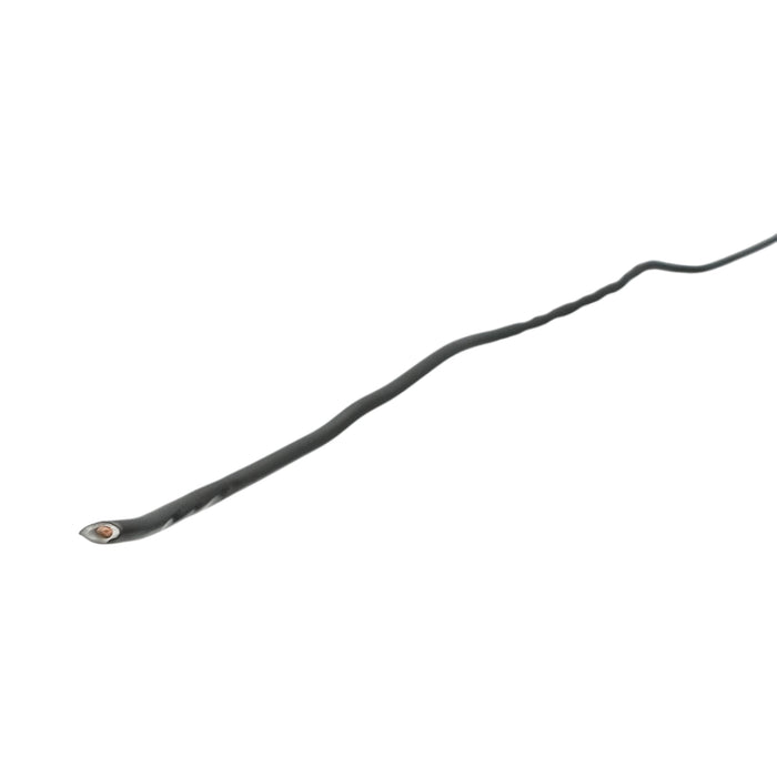 Cavo elettrico in rame 1,5mm nero FY H07V-U, isolamento in PVC 450/750V 100m/rotolo