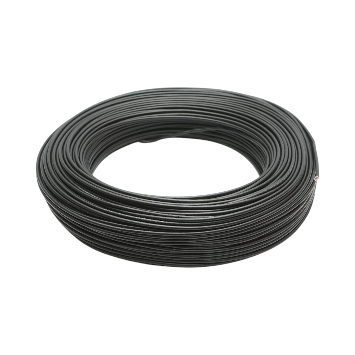 Cavo elettrico in rame 1,5mm nero MYF H07V-K, isolamento in PVC 450/750V 100m/rotolo