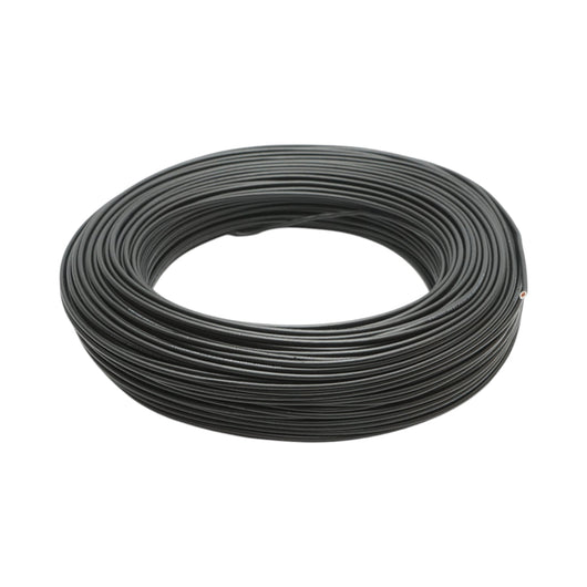 Cavo elettrico in rame 1,5mm nero MYF H07V-K, isolamento in PVC 450/750V 100m/rotolo
