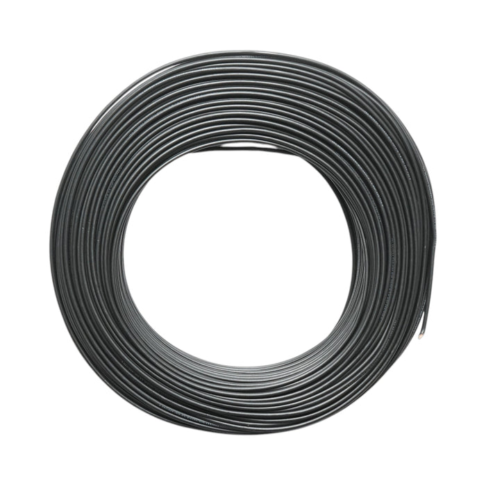 Cavo elettrico in rame 1,5mm nero MYF H07V-K, isolamento in PVC 450/750V 100m/rotolo