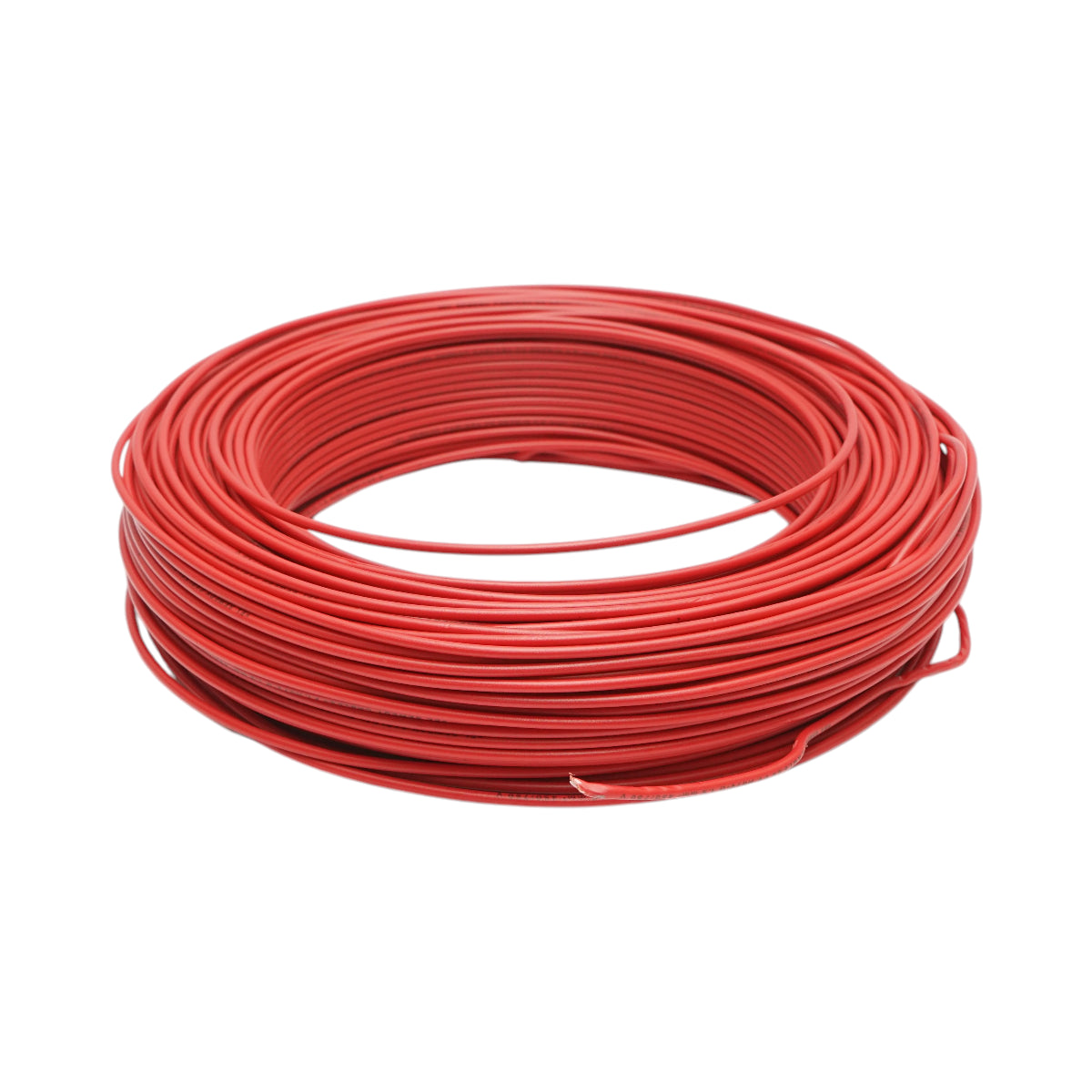 Cavo elettrico in rame 1,5mm rosso FY H07V-U, isolamento in PVC 450/750V 100m/rotolo