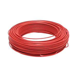 Cavo elettrico in rame 1,5mm rosso FY H07V-U, isolamento in PVC 450/750V 100m/rotolo