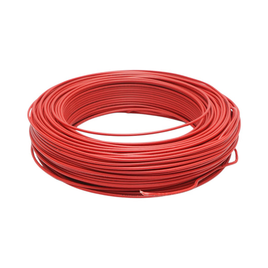 Cavo elettrico in rame 1,5mm rosso FY H07V-U, isolamento in PVC 450/750V 100m/rotolo