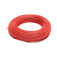 Cavo elettrico in rame 1,5mm rosso MYF H07V-K, isolamento in PVC 450/750V 100m/rotolo