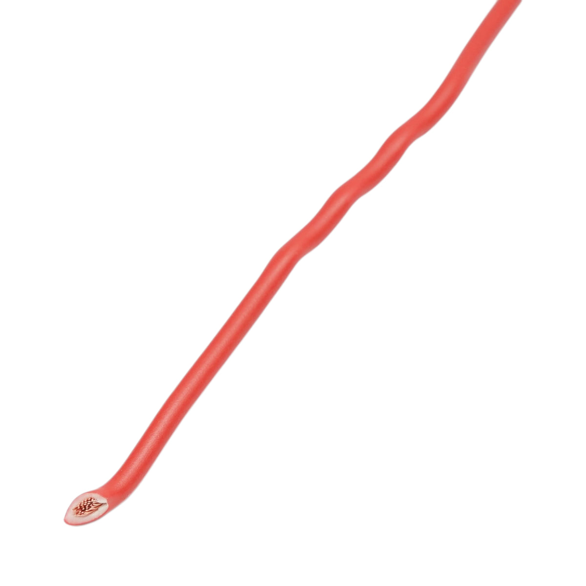 Cavo elettrico in rame 1,5mm rosso MYF H07V-K, isolamento in PVC 450/750V 100m/rotolo