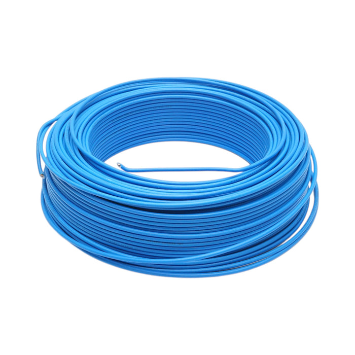 Cavo elettrico in rame 2,5mm blu FY H07V-U, isolamento in PVC 450/750V 100m/rotolo