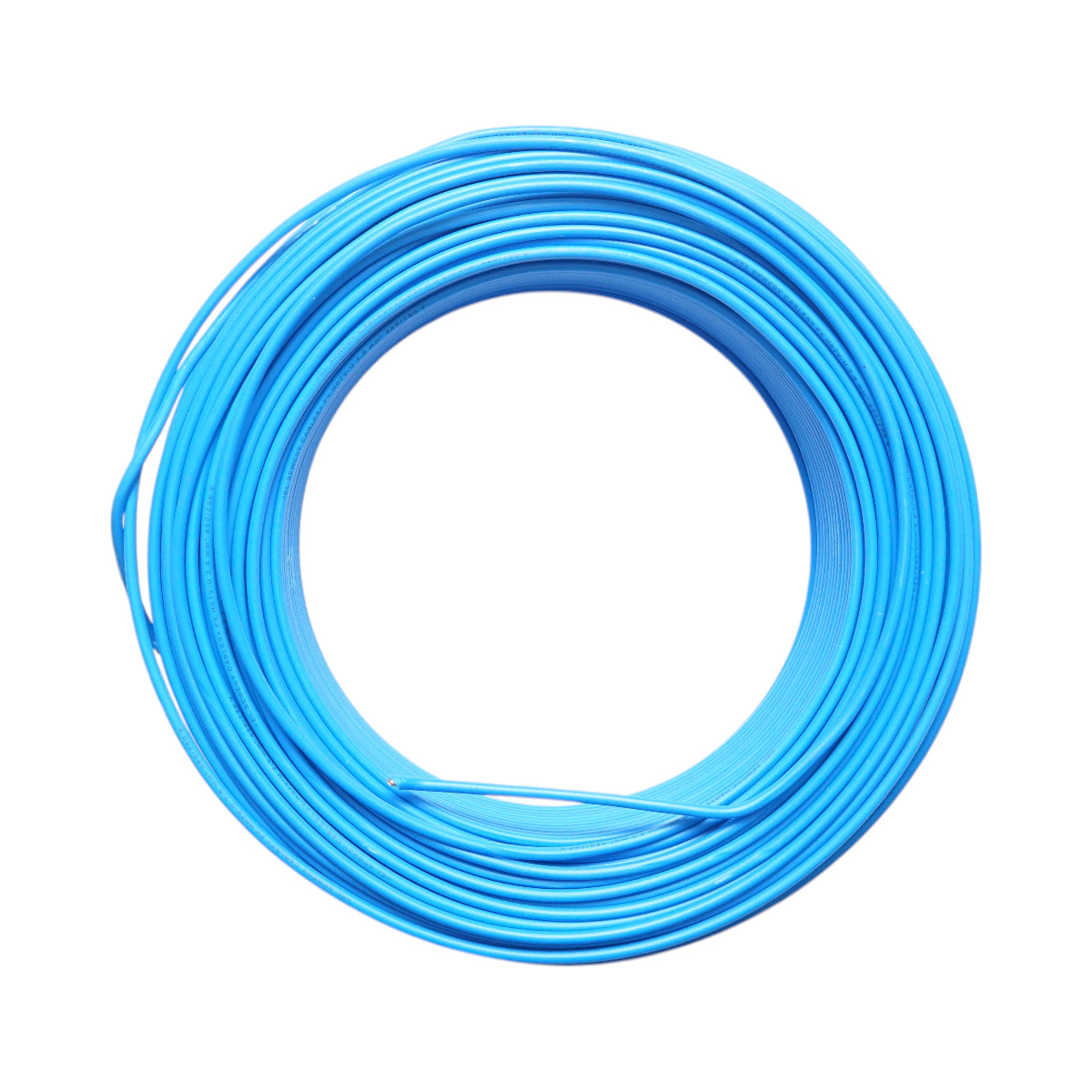 Cavo elettrico in rame 2,5mm blu FY H07V-U, isolamento in PVC 450/750V 100m/rotolo