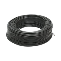 Cavo elettrico in rame 2,5mm nero MYF H07V-K, isolamento in PVC 450/750V 100m/rotolo