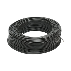 Cavo elettrico in rame 2,5mm nero MYF H07V-K, isolamento in PVC 450/750V 100m/rotolo