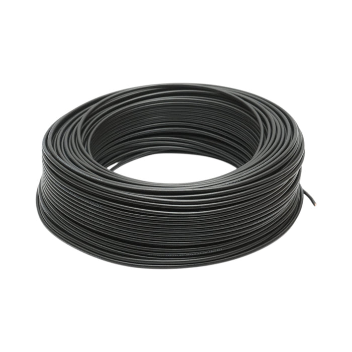 Cavo elettrico in rame 2,5mm nero MYF H07V-K, isolamento in PVC 450/750V 100m/rotolo