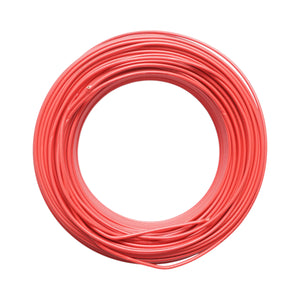 Cavo elettrico in rame 2,5mm rosso FY H07V-U, isolamento in PVC 450/750V 100m/rotolo
