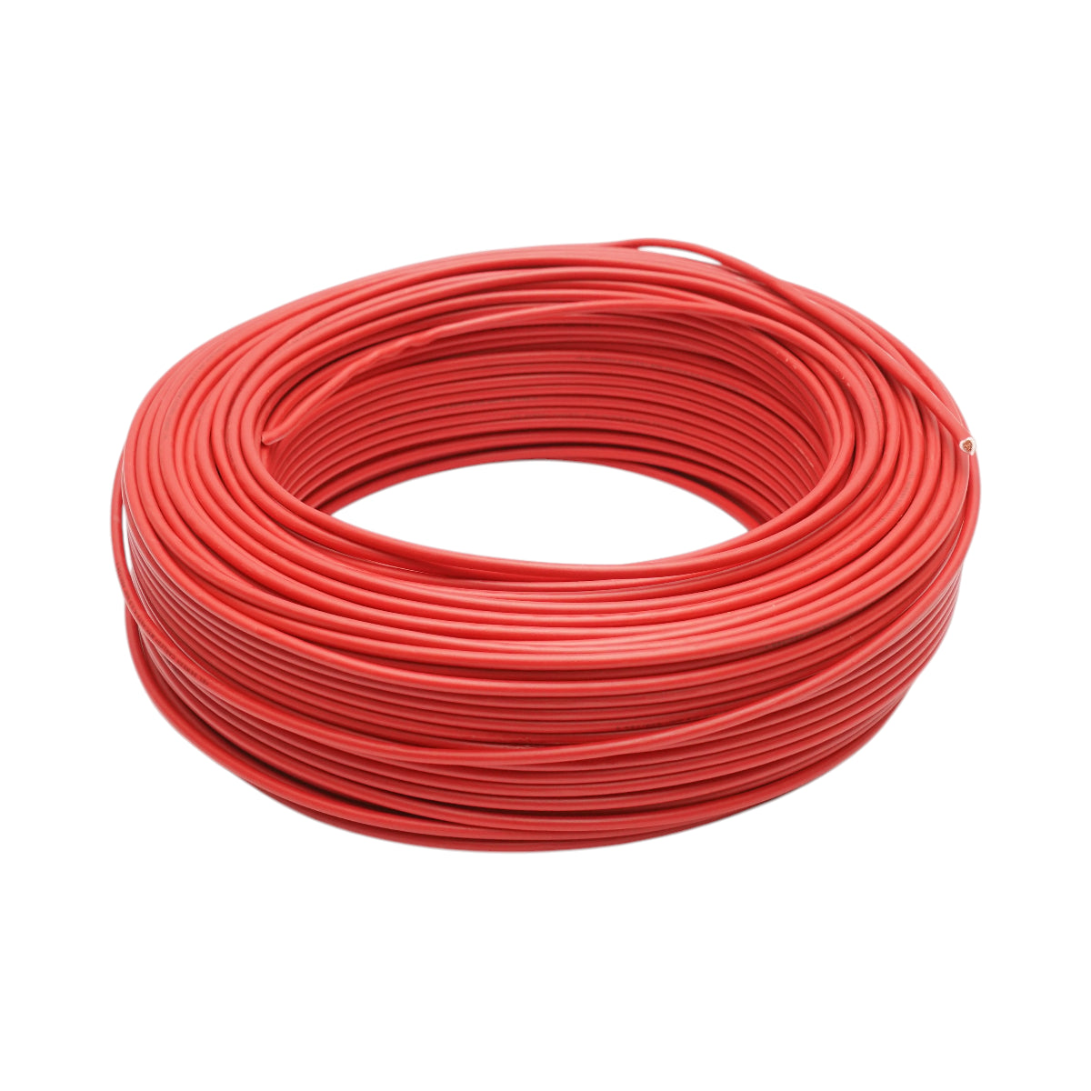 Cavo elettrico in rame 2,5mm rosso MYF H07V-K, isolamento in PVC 450/750V 100m/rotolo