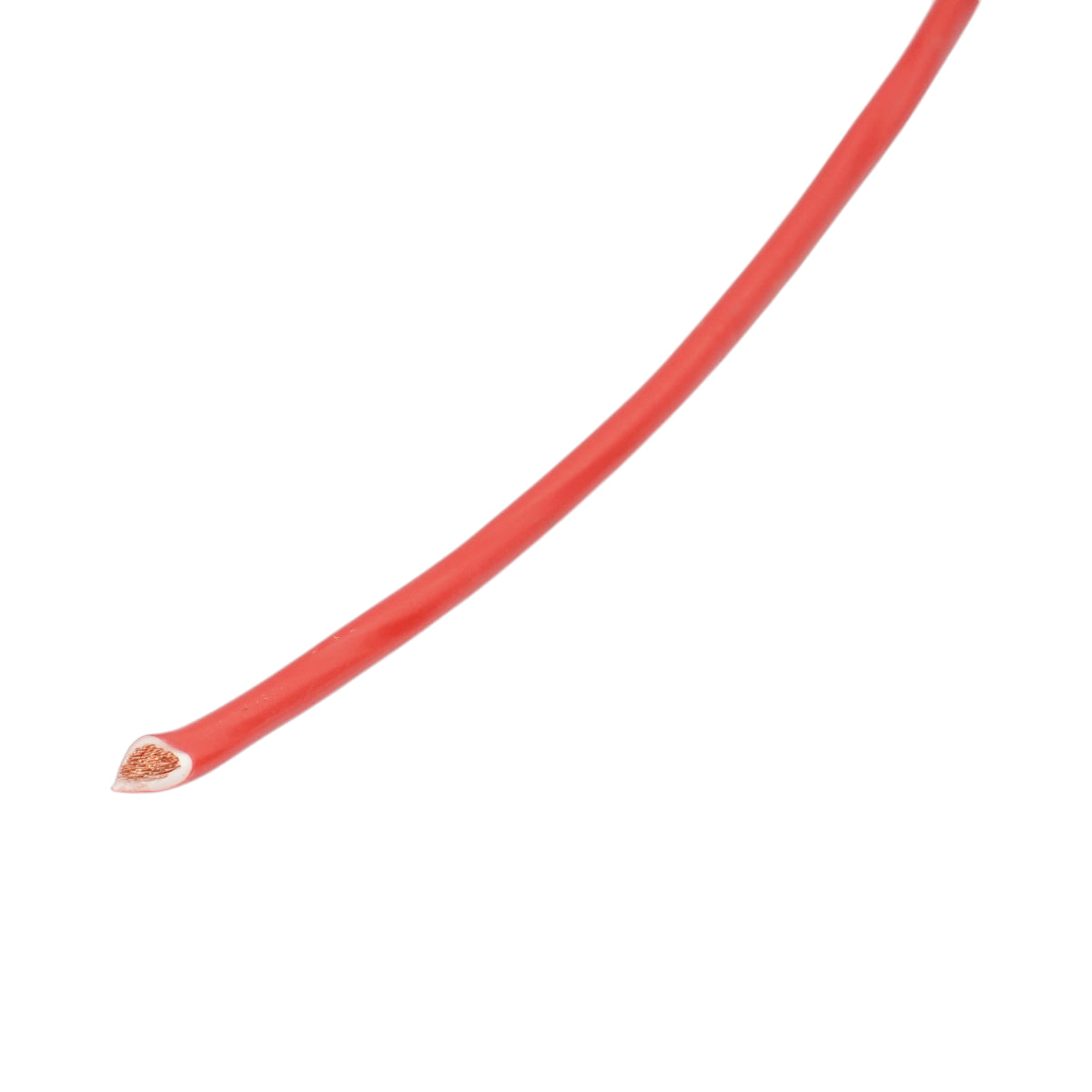 Cavo elettrico in rame 2,5mm rosso MYF H07V-K, isolamento in PVC 450/750V 100m/rotolo