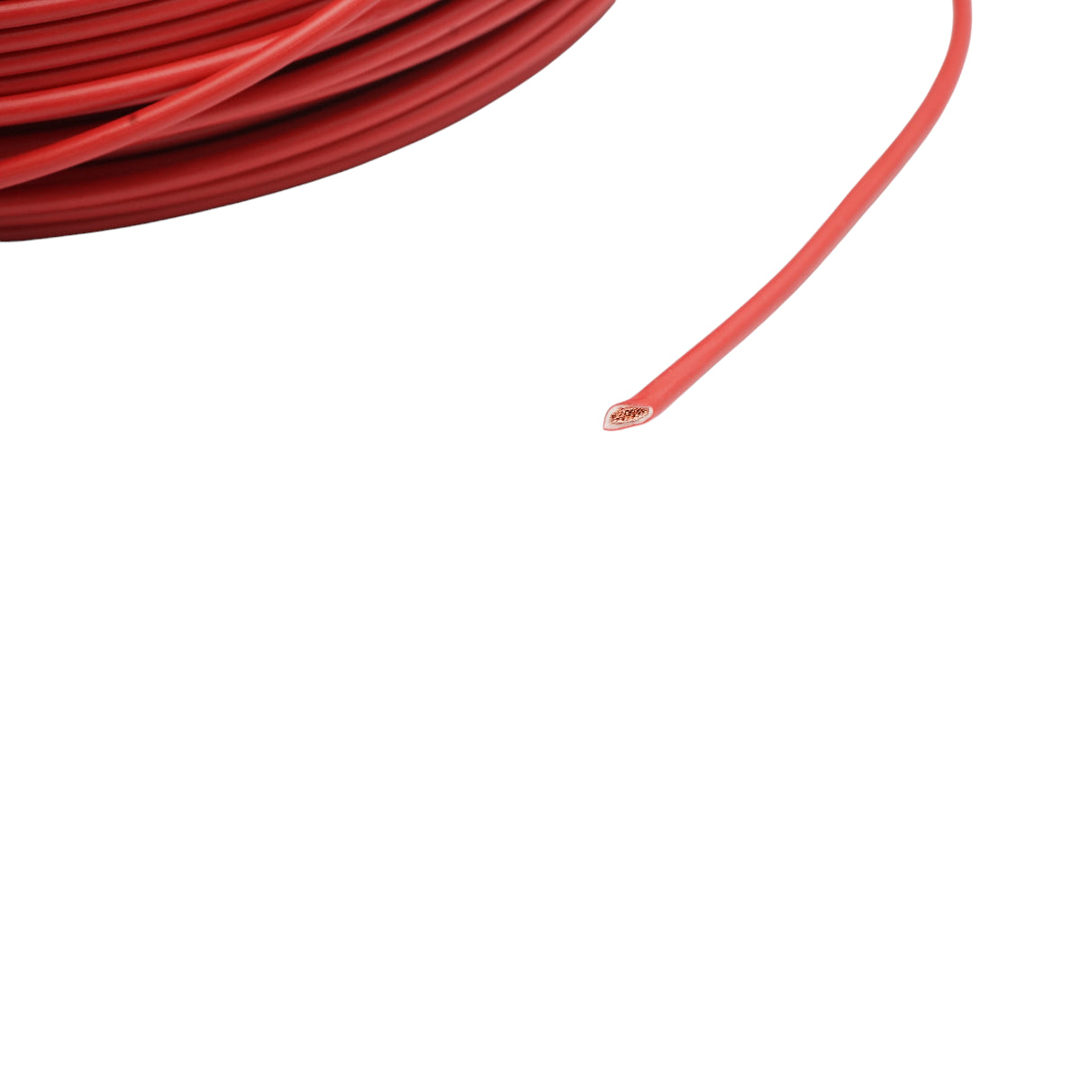 Cavo elettrico in rame 4mm rosso MYF H07V-K, isolamento in PVC 450/750V 100m/rotolo