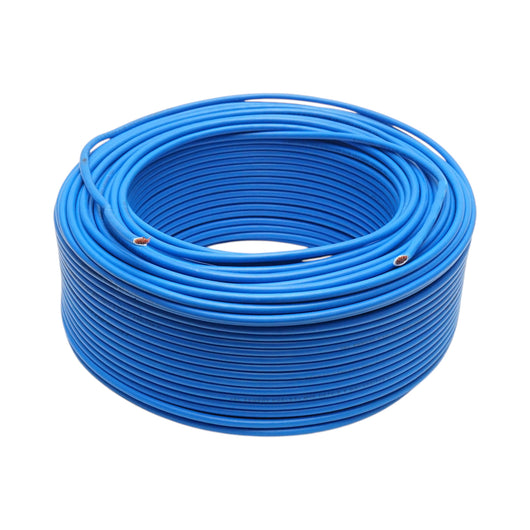 Cavo elettrico in rame 6mm blu MYF H07V-K, isolamento in PVC 450/750V 100m/rotolo