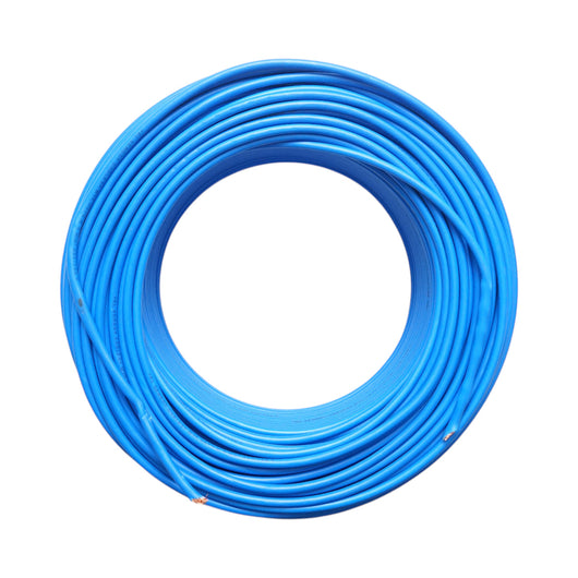 Cavo elettrico in rame 6mm blu MYF H07V-K, isolamento in PVC 450/750V 100m/rotolo