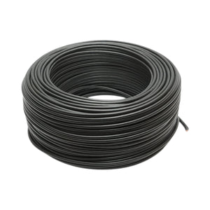 Cavo elettrico in rame 6mm nero MYF H07V-K, isolamento in PVC 450/750V 100m/rotolo