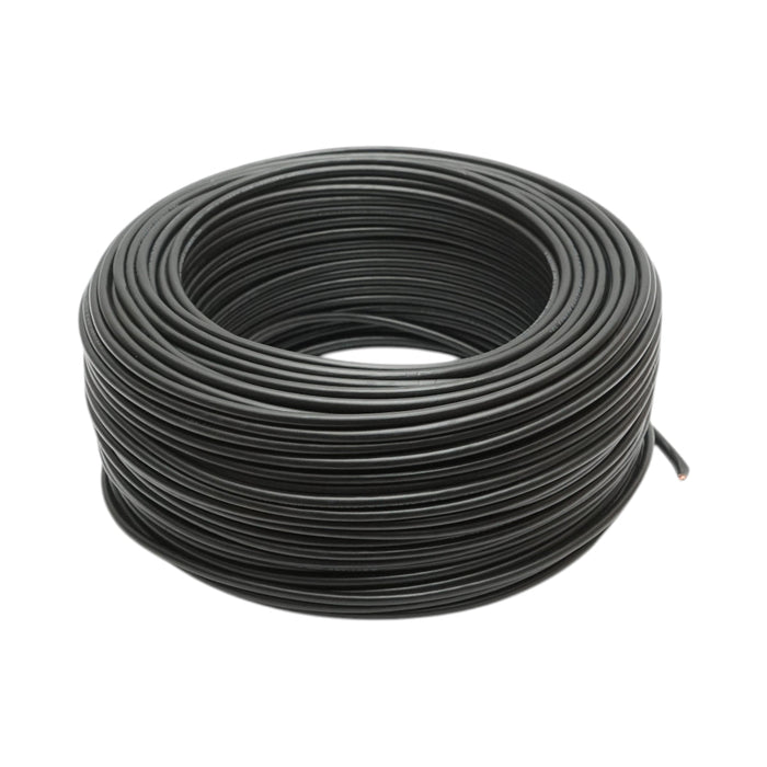 Cavo elettrico in rame 6mm nero MYF H07V-K, isolamento in PVC 450/750V 100m/rotolo