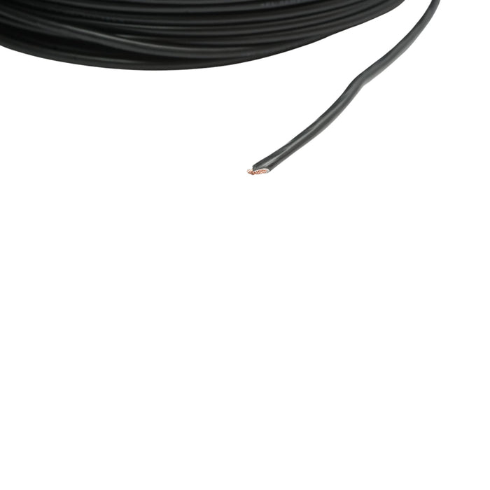 Cavo elettrico in rame 6mm nero MYF H07V-K, isolamento in PVC 450/750V 100m/rotolo