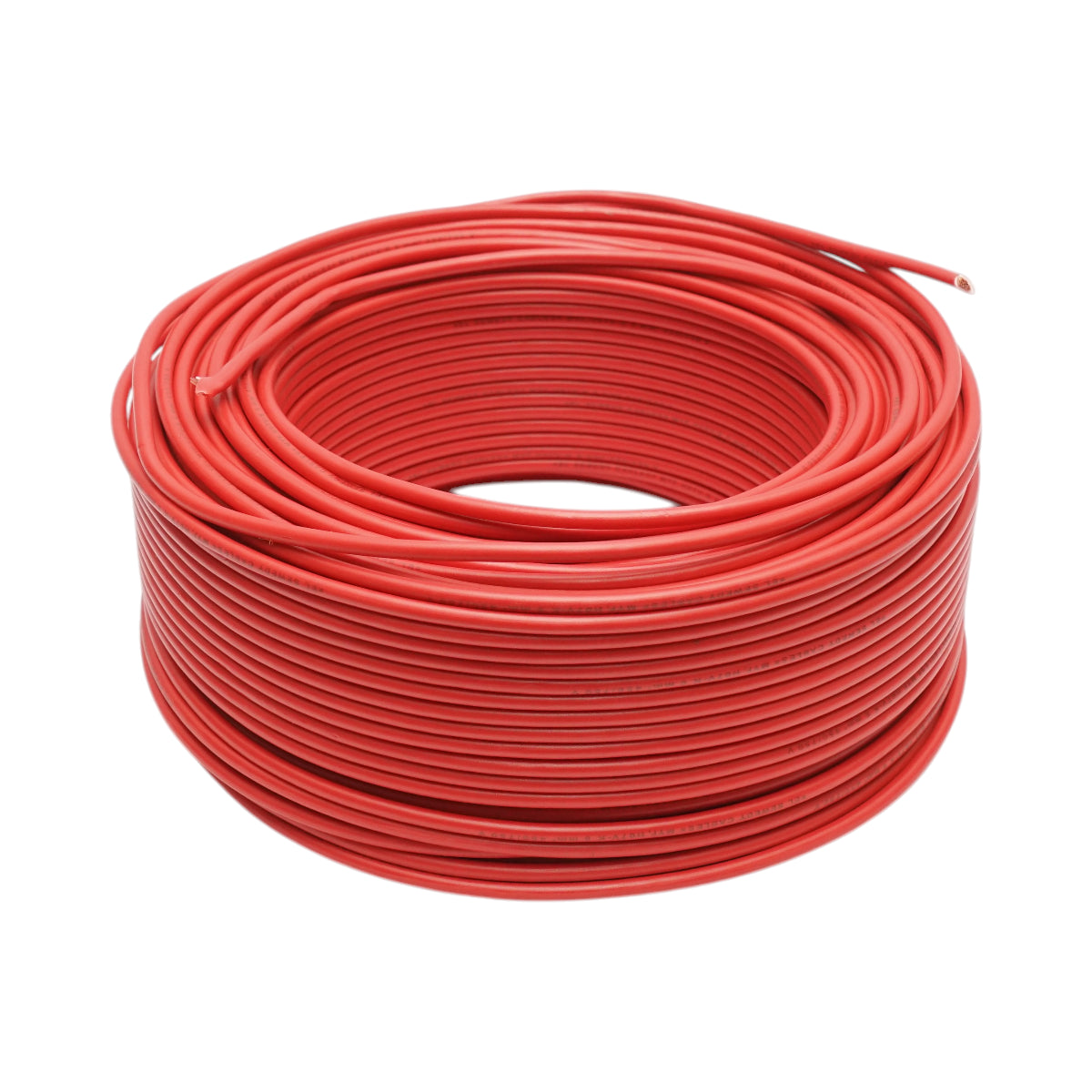 Cavo elettrico in rame 6mm rosso MYF H07V-K, isolamento in PVC 450/750V 100m/rotolo