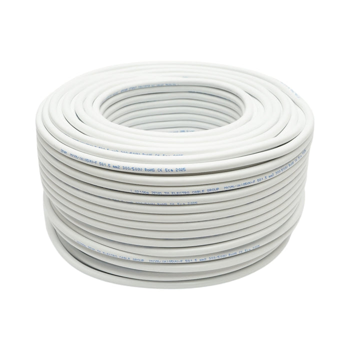 Cavo elettrico in rame H05VV-F MYYM 5Gx1,5mm, 300-500V, rotolo da 100m