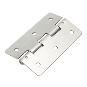 Cerniera in acciaio inox 80×50 mm con 6 fori