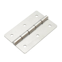 Cerniera in acciaio inox 80×50 mm con 6 fori
