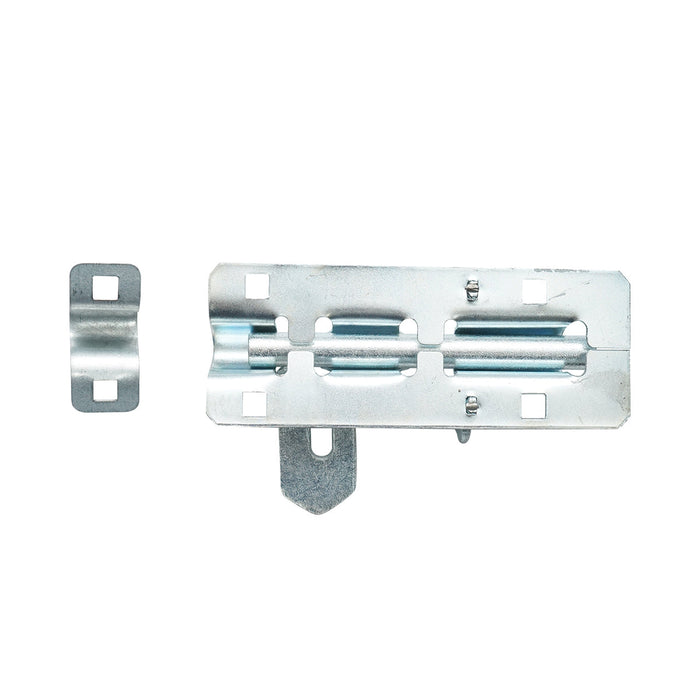 Chiavistello per cancello con blocco per lucchetto – 125 mm