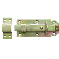 Chiavistello piatto da 120 mm con blocco per lucchetto