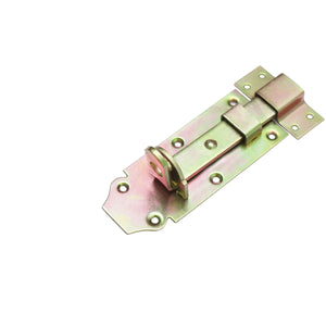 Chiavistello piatto da 120 mm con blocco per lucchetto