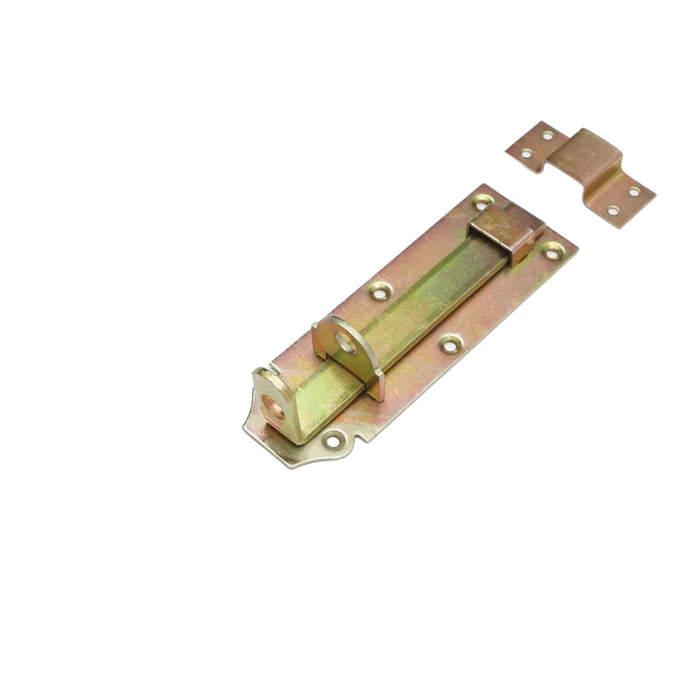 Chiavistello piatto da 150 mm con blocco per lucchetto