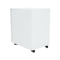 Classificatore metallico a 2 cassetti con ruote – 560×340×480 mm, grigio RAL 7035 Breckner Germany