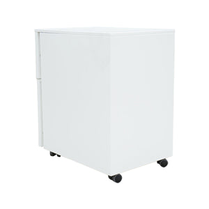 Classificatore metallico a 2 cassetti con ruote – 560×340×480 mm, grigio RAL 7035 Breckner Germany