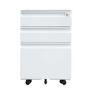 Classificatore metallico a 3 cassetti con ruote – 600×390×520 mm, grigio RAL 7035 Breckner Germany