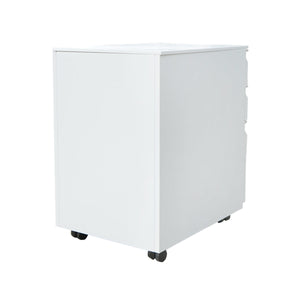 Classificatore metallico a 3 cassetti con ruote – 600×390×520 mm, grigio RAL 7035 Breckner Germany