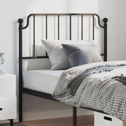 Testiera di Ricambio in Metallo Nero 100 cm 373916