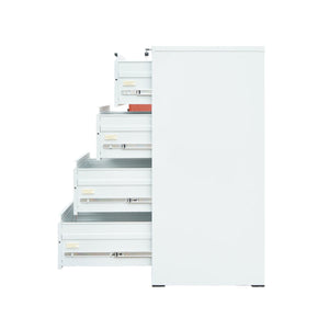 Classificatore metallico a 4 cassetti – 1337×462×620 mm, RAL 7035 Breckner Germany