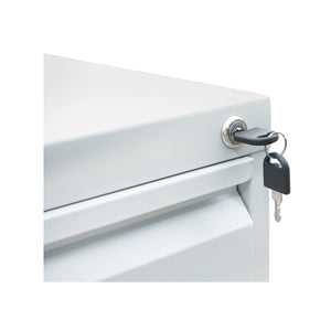 Classificatore metallico a 4 cassetti – 1337×462×620 mm, RAL 7035 Breckner Germany